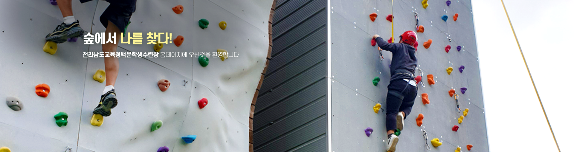 숲에서 나를 찾다 전남광주통합특별시교육백운학생수련장